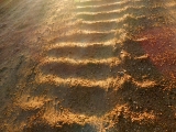 Washboard road.
